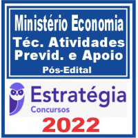PSS-Ministério da Economia (Analista Técnico de Demandas Previdenciárias) Pós Edital – Estratégia 2022