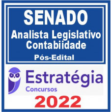 SENADO (Analista Legislativo – Contabilidade) Pós Edital – Estratégia 2022