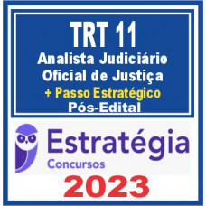 TRT 11 AM/RR (Oficial de Justiça Avaliador Federal + Passo) Pós Edital – Estratégia 2023